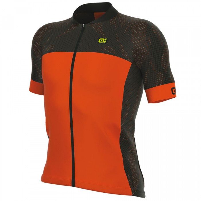 2017 Ale Formula 1.0 Ultimate Radtrikot Kurzarm Schwarz Orange Fluo 591SXFN