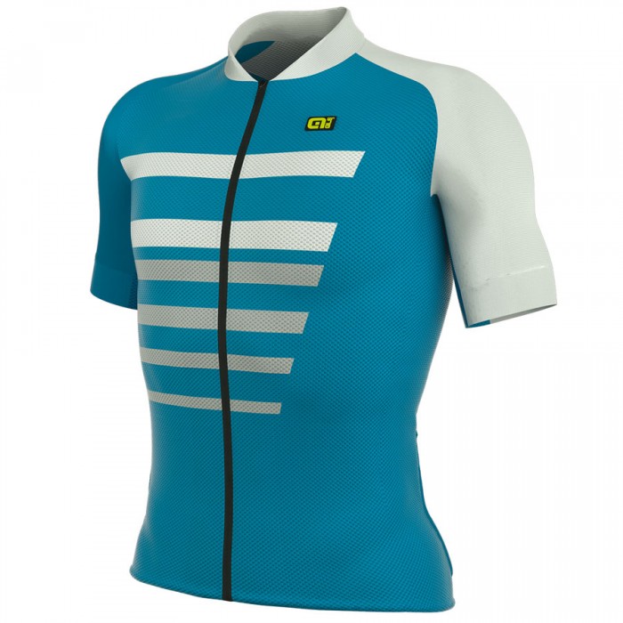 2017 Ale PRR 2.0 Piuma Radtrikot Kurzarm Light Blau 775QYOT