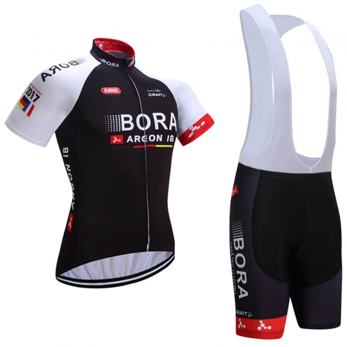 2017 Bora ARGON 18 Fahrradbekleidung Satz Radtrikot Kurzarm+Kurz Trägerhose 247VOVH