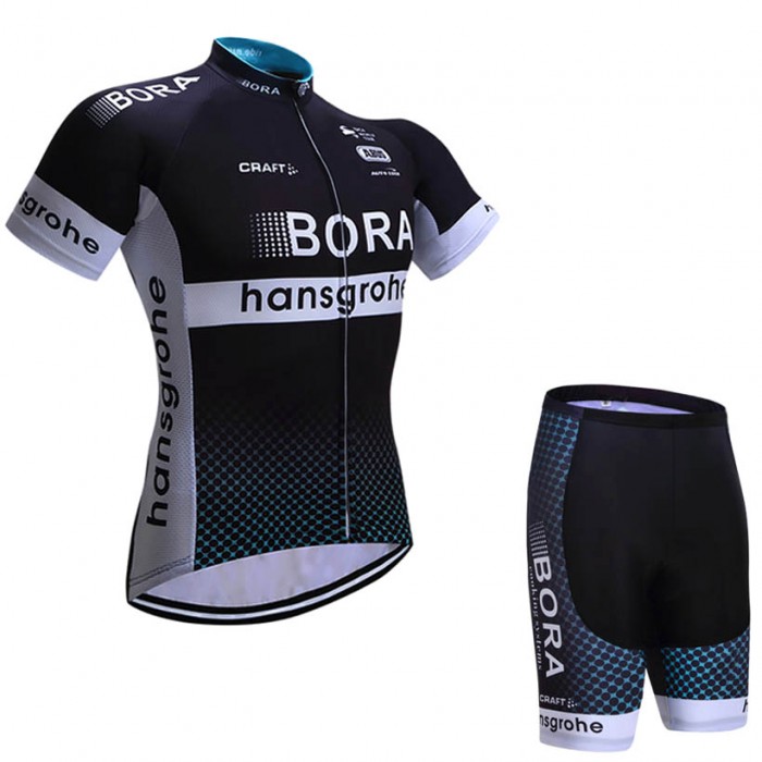 BORA Hansgrohe 2017 Fahrradbekleidung Satz Radtrikot Kurzarm+Kurz Radhose 637YCIP