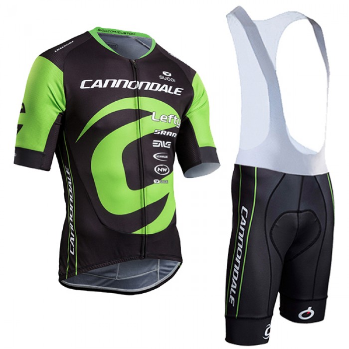 Cannondale FACTORY RACING 2017 Fahrradbekleidung Satz Radtrikot Kurzarm+Kurz Trägerhose 972UAME