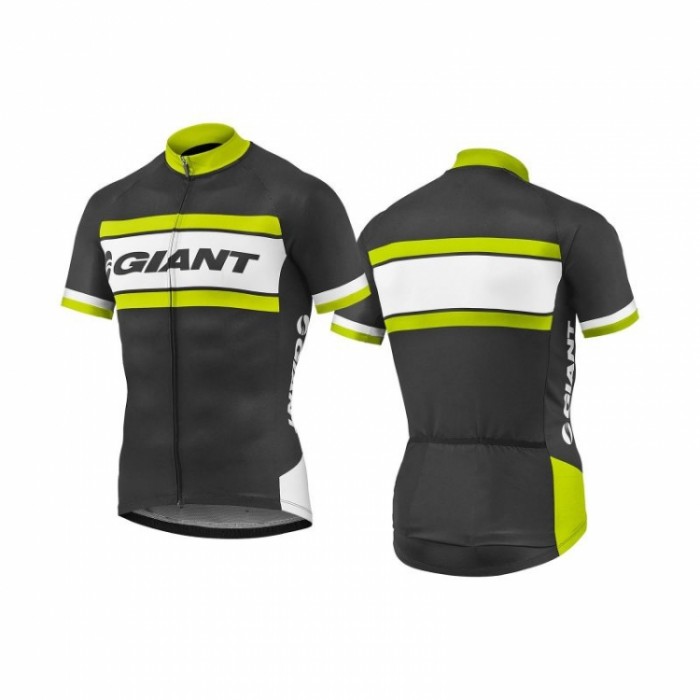 2017 Giant Gelb Schwarz Radtrikot Kurzarm 786QPWZ