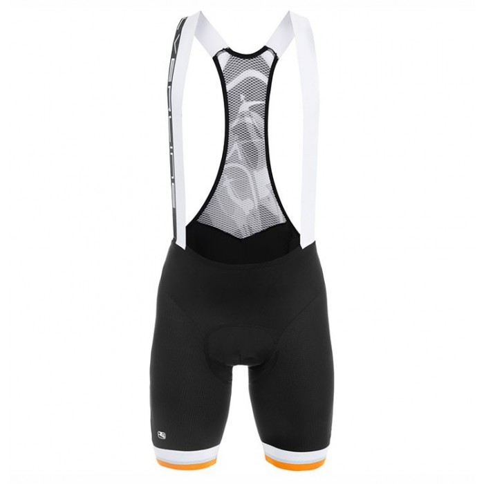 2017 Giordana Silber Line Weiß-Noir-orange Kurz Trägerhose 230CHFL