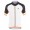 2017 Giordana Silber Line Weiß-Noir-orange Radtrikot Kurzarm 405XZFO