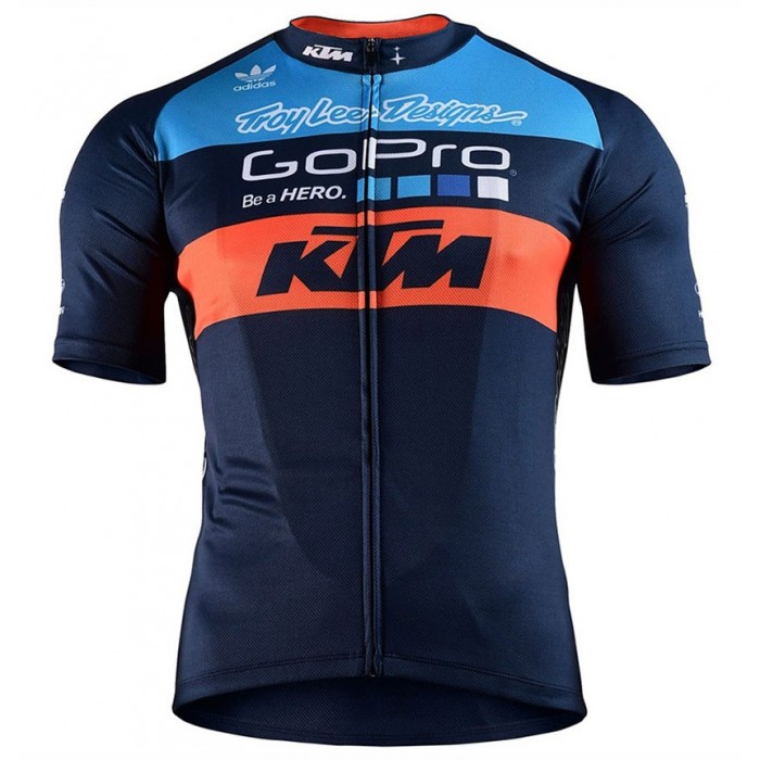 2017 KTM Blau-Orange Radtrikot Kurzarm 211IROV