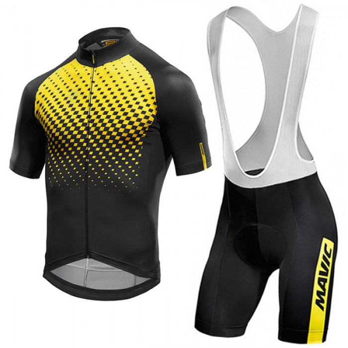 2017 MAVIC Fahrradbekleidung Satz Radtrikot Kurzarm+Kurz Trägerhose 04 858QFSR