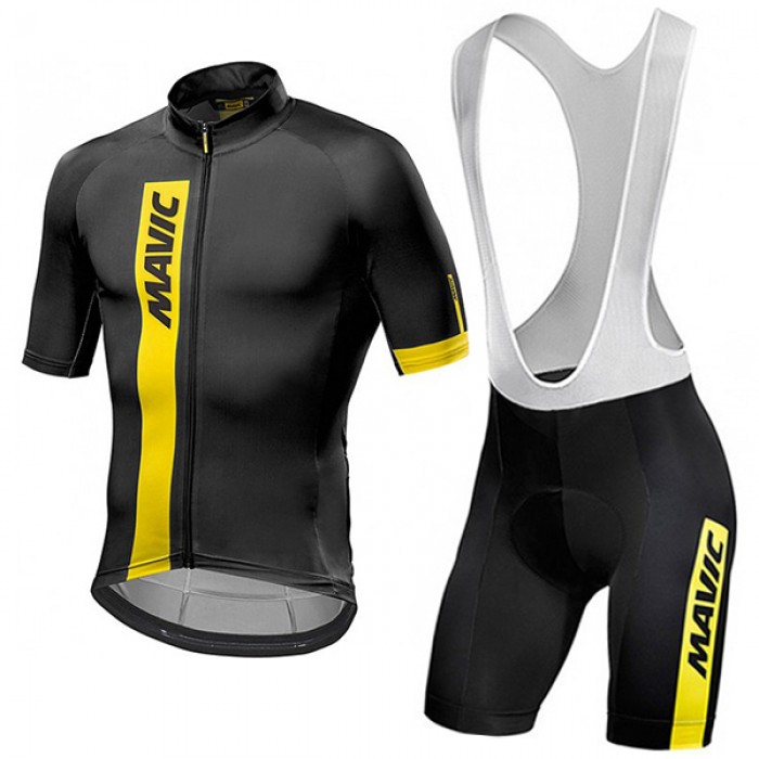 2017 MAVIC Fahrradbekleidung Satz Radtrikot Kurzarm+Kurz Trägerhose 01 873AJXP