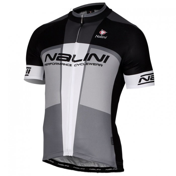 2017 Nalini PRO Artico Schwarz-Gris Radtrikot Kurzarm 189ESSR