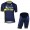 2017 Orica Scott Fahrradbekleidung Satz Radtrikot Kurzarm+Kurz Radhose 126IODN