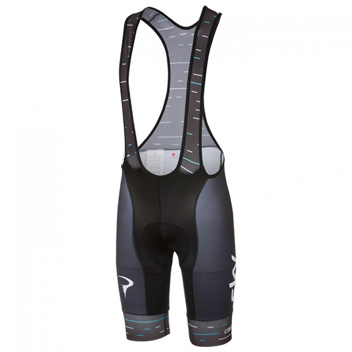 2017 Sky Pro Kurz Trägerhose Schwarz 875PDLT