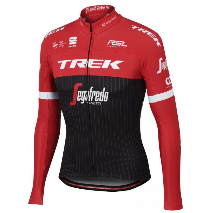 Trek Segafredo Pro 2017 Rot Radtrikot Langarm 698AGPJ