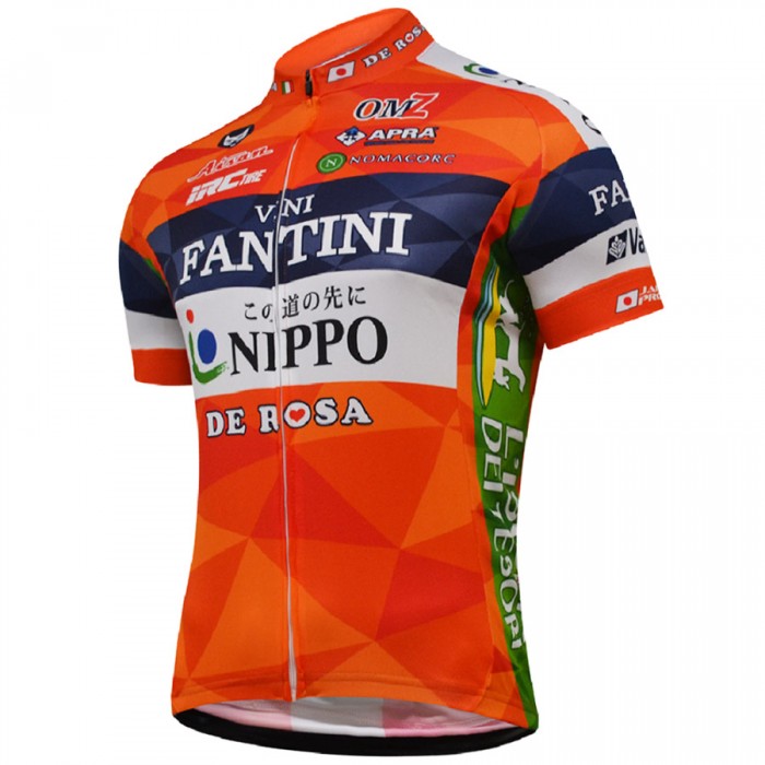 2017 Vini Fantini Nippo Pro Team Radtrikot Kurzarm 249FKDG